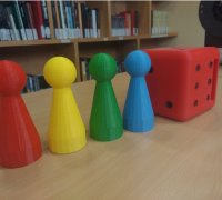 Free STL file Ludo - Parchis game Table Pawns and Dice 🎲・Template to  download and 3D print・Cults