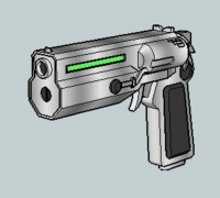 Fichier STL Le pistolet laser de Rick 📱・Design à télécharger et
