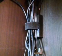 Under Desk Cable Management Hook by nzalog, Download free STL model