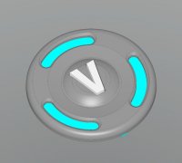 Vbuck de Fortnite, 3D models download