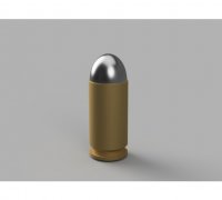 9 mm parabellum bullet two part by Bálint Leon Seregi
