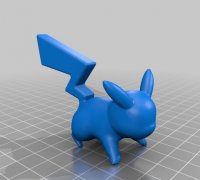 STL file POKEMON PIKACHU SWEETNESS 🐉・3D printer model to