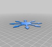 STL file Chaos Star Stencil ⭐・3D printable model to download・Cults
