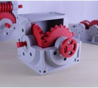 Fully Functional 3D-Printed Bevel Gear Drive Model 