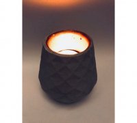 Candle tri-wick holder 100 by Odium79, Download free STL model