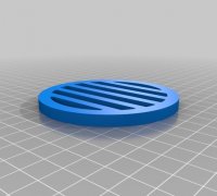 Free STL file Simple drain cover・3D printer model to download・Cults