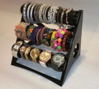 STL file Bracelet and jewelry necklace holder 💫・3D print object