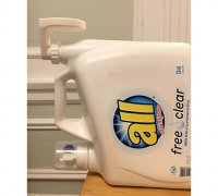 Laundry Detergent Cup Drainer Larger by SteveS42, Download free STL model
