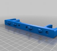 3D Printed Dremel flex shaft mount by travis