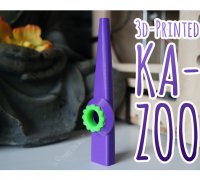 Tilbageholde Tøj Blænding kazoo" 3D Models to Print - yeggi