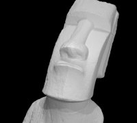 STL file MOAI TOILET ROLL HOLDER EASY PRINT 🗿・Design to download and 3D  print・Cults