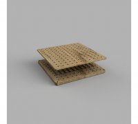 STL file Crochet Blocking Board 👨‍🎨・3D printing model to