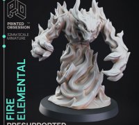 OC] Fire Elemental and Tree Hollow via 3D printer Pen : r/DnD