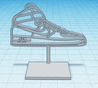 STL file Niken Air Force 1 Louis Vuitton・3D printable model to