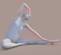 woman yoga 3D Models to Print - yeggi