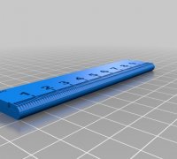 ruler in mm 3d models to print yeggi