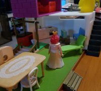 STL file Classic kitchen miniature Victorian dollhouse playmobil scale  playmobil scale 🔪・3D printable model to download・Cults