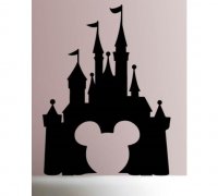 Straw Toppers Castle Straw Topper Disney Castle Inspired Disney