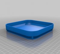 2-Way Stackable Puzzle Sorting Trays w/ Sloped Sides + Sliding Lid by  WhatWouldAnEngineerDo, Download free STL model