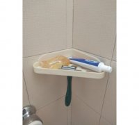 STL file Corner shower organizer / Corner shower organizer・Model