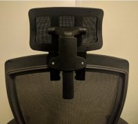 Office Chair Headrest Adapter by Bert, Download free STL model