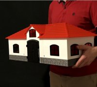 N Scale Horse Barn 3D printed 