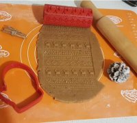 Christmas 3D - Embossing Rolling Pin – PonderMall