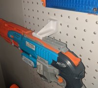 STL file Nerf gun wall mount 🔫・3D print design to download・Cults