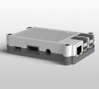 Undertrykke interview Omvendt raspberry pi 3 case" 3D Models to Print - yeggi