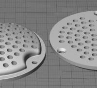 Free 3D file Shower Drain Hair Filter 🚿・3D printing template to