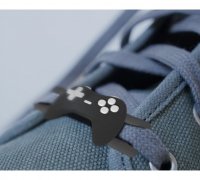 Shoe Clips 3D Printed No Tie Shoe Lace Locking Clips