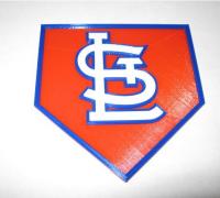 STL file St. Louis Cardinals Baseball (bird and bat logo) Lamp・3D printer  model to download・Cults