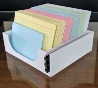 3MF file Index card box, vocabulary box with holder 📦・3D printable model  to download・Cults