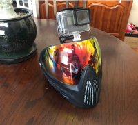 Dye i4 i5 3D Printed GoPro Paintball Mask Goggle Mount 