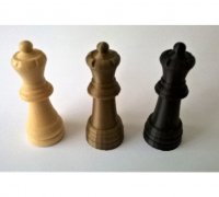 chess king and queen 3D Models to Print - yeggi