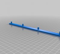  Animation Peg Bar 3D Printed White for Animators with 3 Round  Pegs for use with Standard 3 Hole Punched Paper from ToonTools