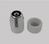 MICRO AND 45° 8mm Lead Screw Grease Applicator for Super Lube 3oz 21030  Tube by Engineering Projects, Download free STL model