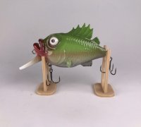 STL file FISHING LURE CRANK BAIT CAST 🎣・3D printable model to