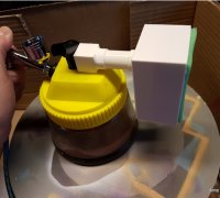 Airbrush Cleaning Pot by Ghostdogs, Download free STL model