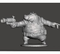 Free STL file Giff Hippo-critical Content Paladin 🦛・3D printing template  to download・Cults