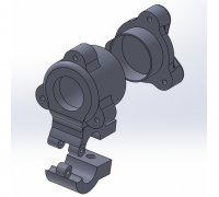 STL file Cigarette holder ring 🚬・3D printable model to download