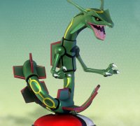 shiny rayquaza 3D Models to Print - yeggi