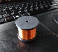 copper wire spool by 3D Models to Print - yeggi