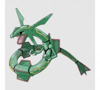 shiny rayquaza 3D Models to Print - yeggi