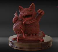 Free STL file LUCKY CAT 🐱・3D print model to download・Cults