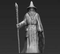 Gandalf Bookmark - Lord of the Rings Creative 3D model 3D