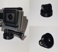 Fichier STL gratuit Bouchon de bouteille Action Cam avec support pour  trépied・Design imprimable en 3D à télécharger・Cults