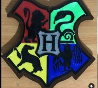 Veilleuse Harry Potter - Platform 9 3/4, Deathly Hallows, Hogwarts Crest ou  Triwizard Cup, 3D Icon