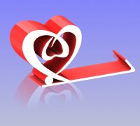 Heart 3D Sticker by HELPNOFEED for iOS & Android