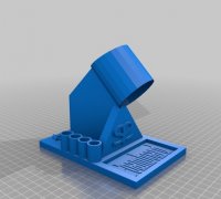 3D Printable Hot glue gun stand by Nikita